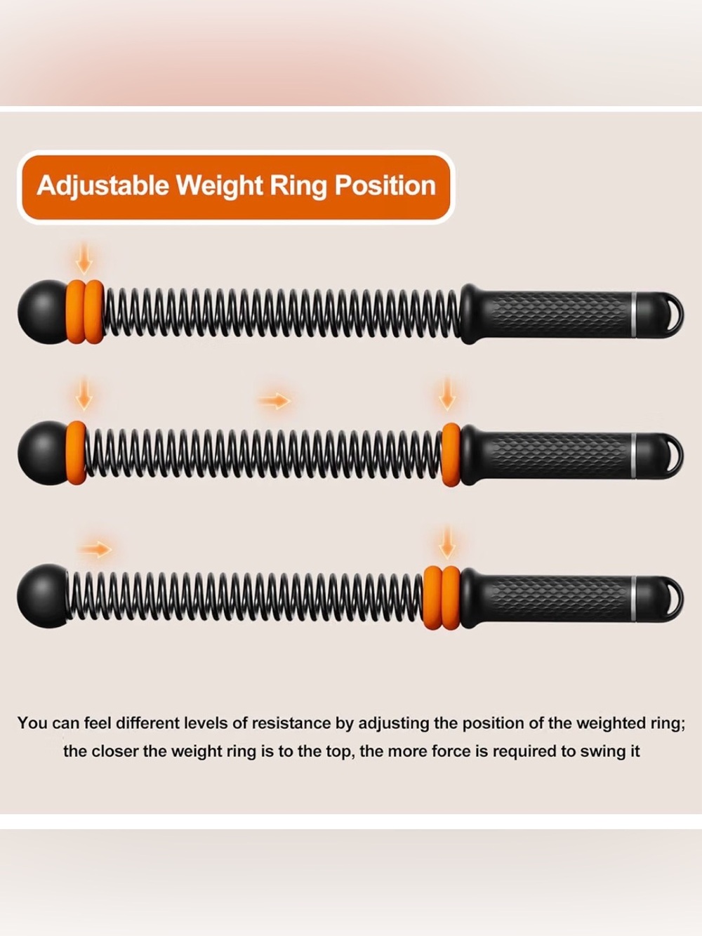 Adjustable Ropeless Battle Ropes, Portable Cordless Battle Ropes for Home Gym - Picture 9 of 13